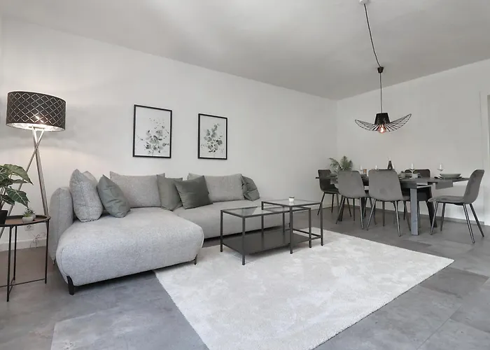 Apartment Design Am Rhein I Traumlage Rheinufer I 3br I Küche I öffentl Parkplätze I Helloyou X Bright