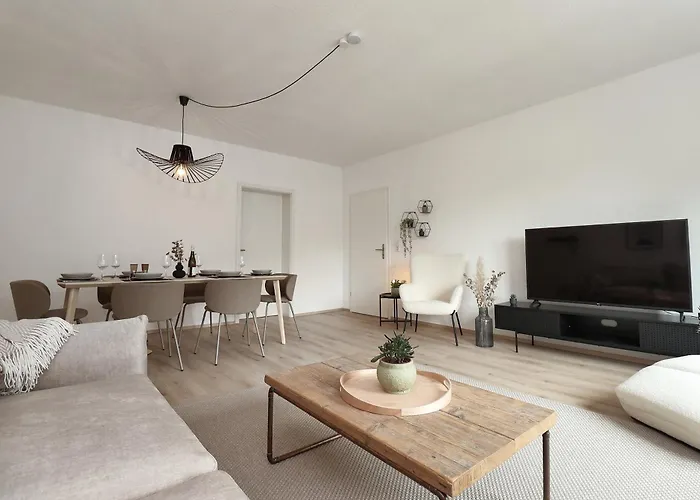 アパート Design Am Rhein I Traumlage Rheinufer I 3br I Kueche I Oeffentl Parkplaetze I Helloyou X Bright Collection ビンゲン・アム・ライン